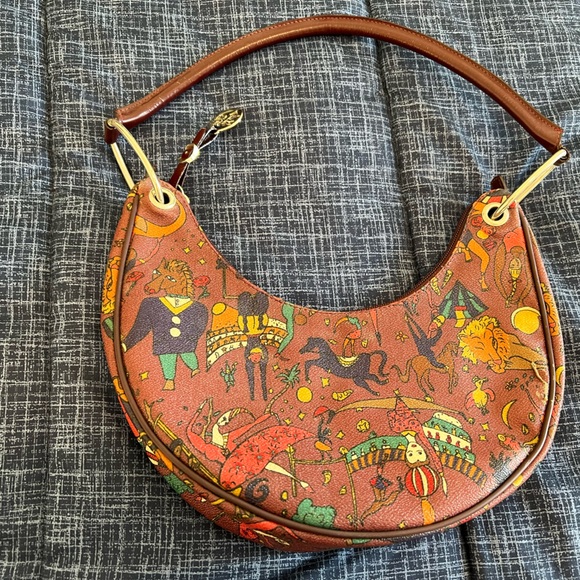 Vintage Piero Guidi Circus Shoulder Bag - Picture 2 of 7